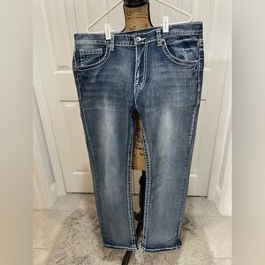 True Luck Indigo Straight-Leg Jeans